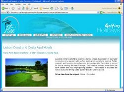 1st Tee Golfing Holidays Limited website