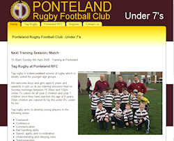 Ponteland Under 7s Rugby club